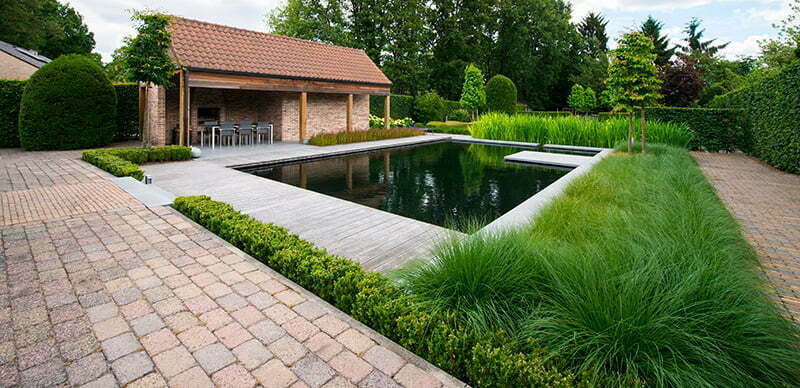 Zwembad in tuin